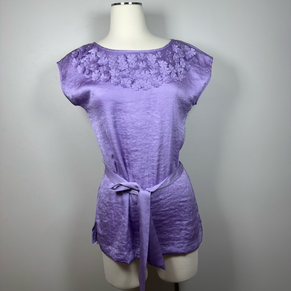 Ricki's Lavender Floral Blouse fits Small